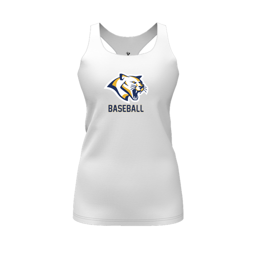 [CUS-DFW-RCBK-PER-WHT-FYS-LOGO1] Racerback Tank Top (Female Youth S, White, Logo 1)