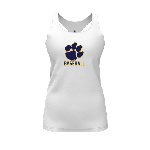 [CUS-DFW-RCBK-PER-WHT-FYS-LOGO2] Racerback Tank Top (Female Youth S, White, Logo 2)