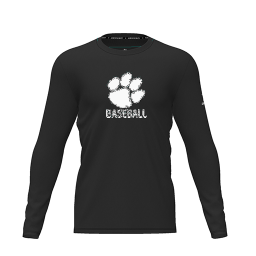 [CUS-DRIF-TEES-PER-CNK-LSL-BLK-YXS-LOGO2] Dri Fit Performance T-Shirt (Youth XS, Black, Logo 2, Long Sleeve)
