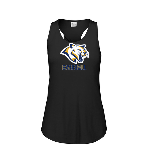 [3078.K94.S-LOGO1] Ladies Tri Blend Tank Top (Female Adult S, Black, Logo 1)