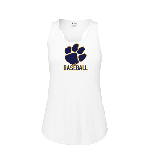 [3078.005.S-LOGO2] Ladies Tri Blend Tank Top (Female Adult S, White, Logo 2)