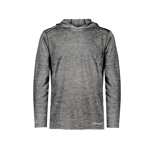 [FOLHCGBK-AS-LOGO3] Men's Charge Hoodie (Adult S, Black, Logo 3)