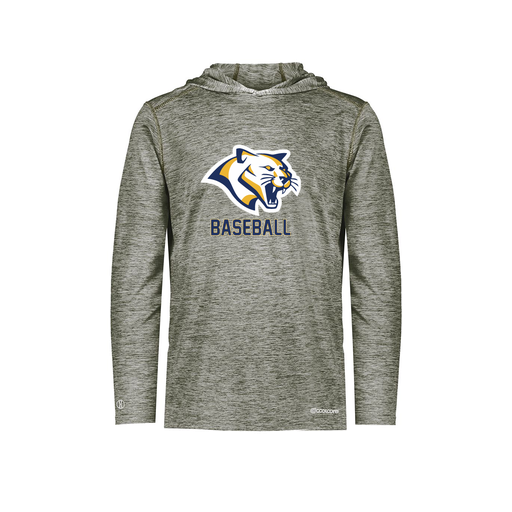 [FOLHCGGY-AS-LOGO1] Decker Men's Charge Hoodie (Adult S, Gray, Logo 1)