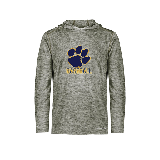 [FOLHCGGY-AS-LOGO2] Decker Men's Charge Hoodie (Adult S, Gray, Logo 2)