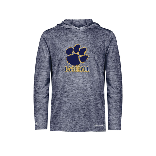 [FOLHCGNV-YS-LOGO2] Decker Youth Charge Hoodie (Youth S, Navy, Logo 2)