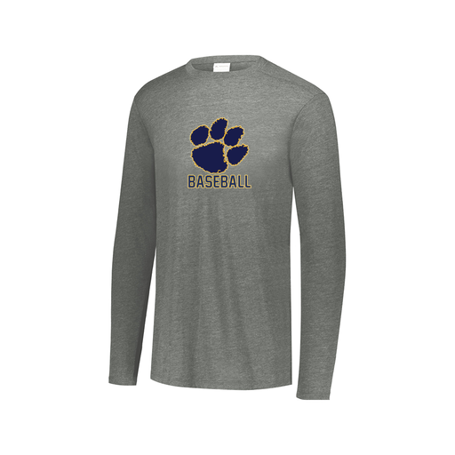 [3075.013.XS-LOGO2] Men's LS Ultra-blend T-Shirt (Adult XS, Gray, Logo 2)