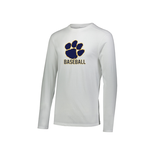 [3076.005.S-LOGO2] Youth LS Ultra-blend T-Shirt (Youth S, White, Logo 2)