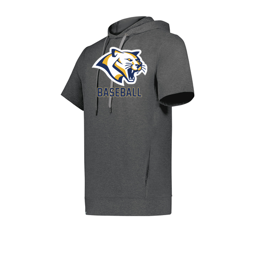 [222605-GRY-YS-LOGO1] YOUTH VENTURA SOFT KNIT SHORT SLEEVE HOODIE (Youth S, Gray, Logo 1)